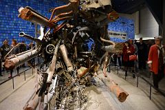 24B North Tower Communications Antenna In The Center Passage 911 Museum New York
